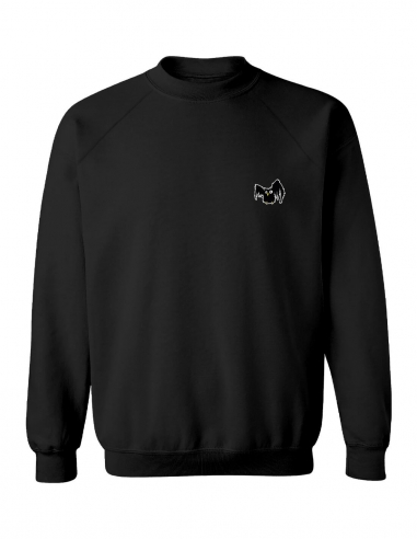 Sweatshirt Crew Neck OWL – Black
