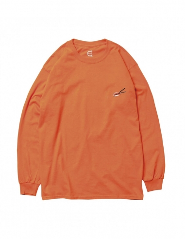 T-shirt Long Sleeves SUSHI STITCH - Orange