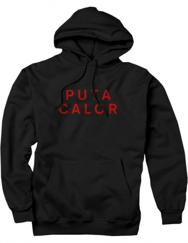 Sweatshirt Hoodie PUTA CALOR – Black